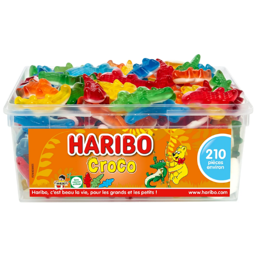 Bac de 210 pièces Croco Haribo