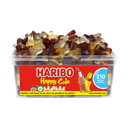 Bac de 210 pièces Happy Cola Haribo