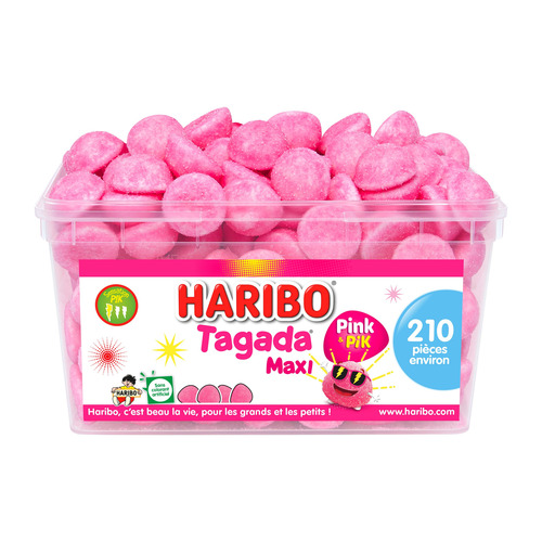 Bac de 210 pièces de Tagada Pink Haribo
