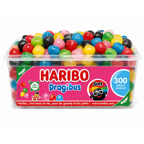 DRAGIBUS SOFT, BAC DE 300 PIECES HARIBO