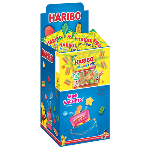 Boite 30 sachets Miami Pik 40gr Haribo