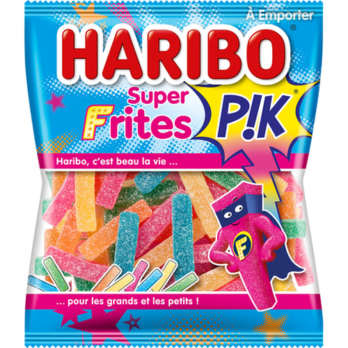 Carton de 30 sachets Super Frites Pik 120g Haribo