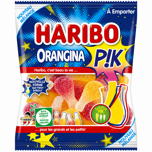 Carton de 30 sachets Orangina Pik 120 g Haribo