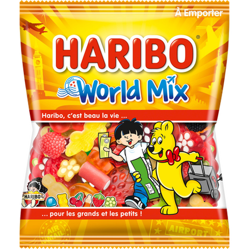 Carton de 30 sachets World Mix 120g Haribo