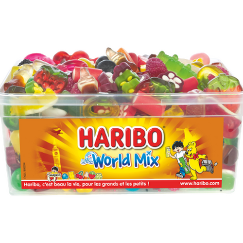 Tubo de World Mix 900 g Haribo