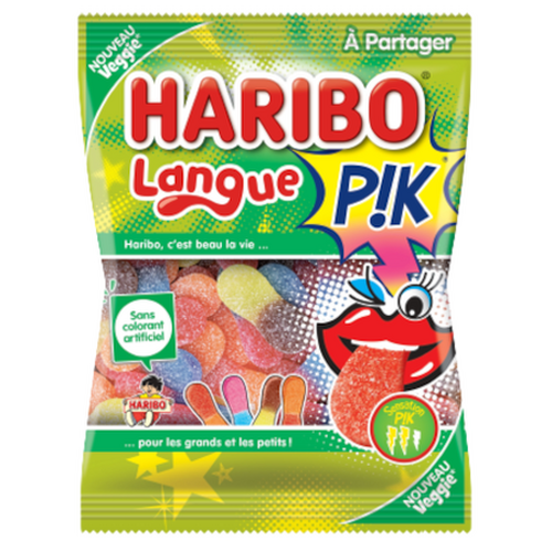 Carton de 30 sachets Langues Pik 100gr Haribo
