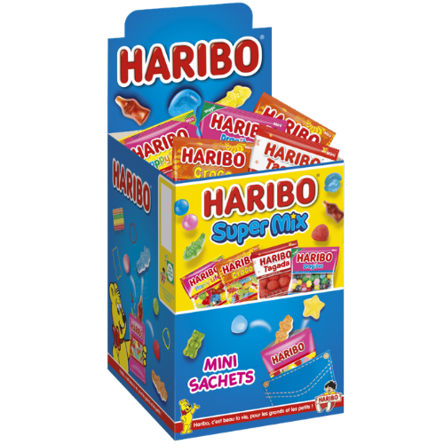 Boîte de 36 sachets SuperMix 40 g Haribo