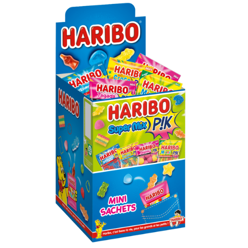 Boîte de 36 sachets SuperMix Pik Haribo 40 g