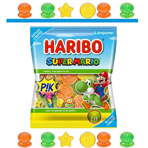 Carton de 30 sachets Super Mario 100 g Haribo