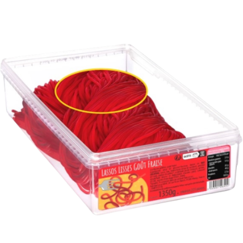 Bac de 225 Lassos Fraise Hitschler
