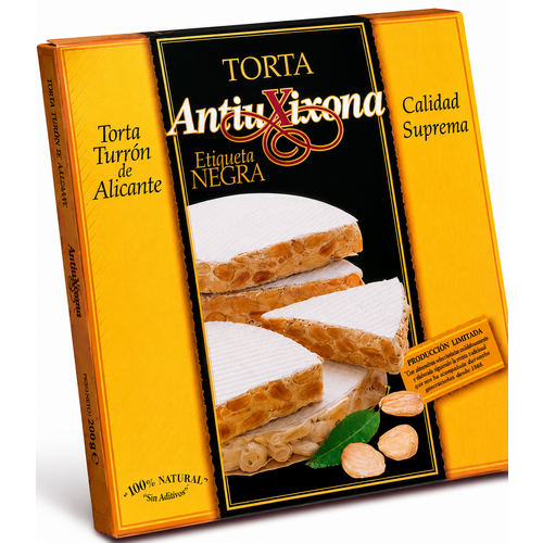 Étui de Tortas Impériales Noire Antiu Xixona 200 g