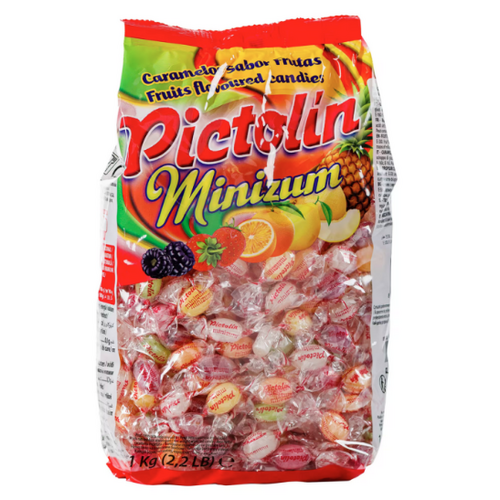 PICTOLIN Minizum Bonbons parfum exotique – Sachet 1kg