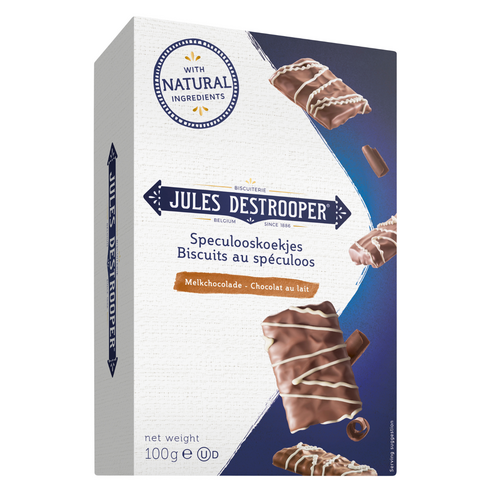 Biscuit Virtuoso chocolat belge 100g Jules Destrooper
