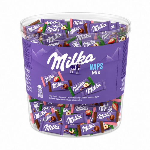 Bac de Napolitains Milka assortis 1Kg