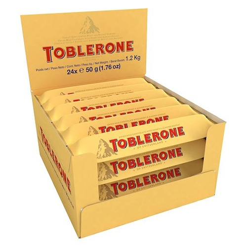 Boîte de 24 barres Toblerone 50 g