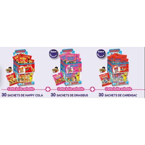 HARIBO, HAPPY, DRAGIBUS, CARENSAC