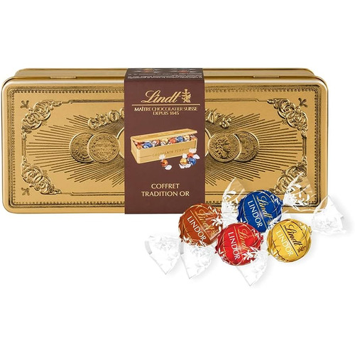 Coffret Métal Tradition Lindor 400gr Lindt