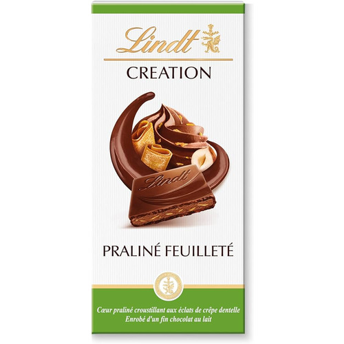 Tablette Praliné Feuilleté 150 g Lindt Création