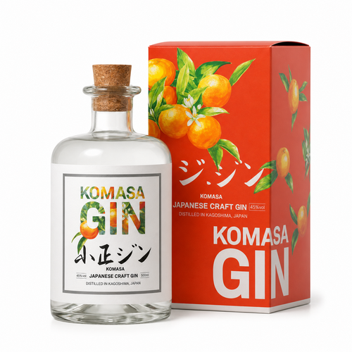 Gin Komasa Komikan 500ml - Komasa Distillery - Gin Japonais Premium aux Agrumes