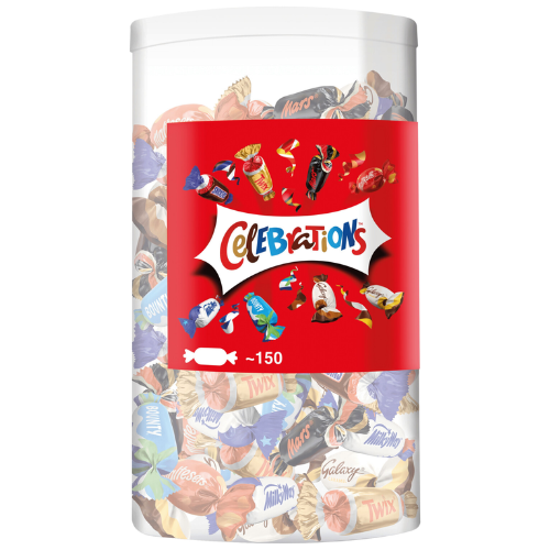 Célébrations Mars miniatures de chocolat assortis, boîte de 1,43 kg