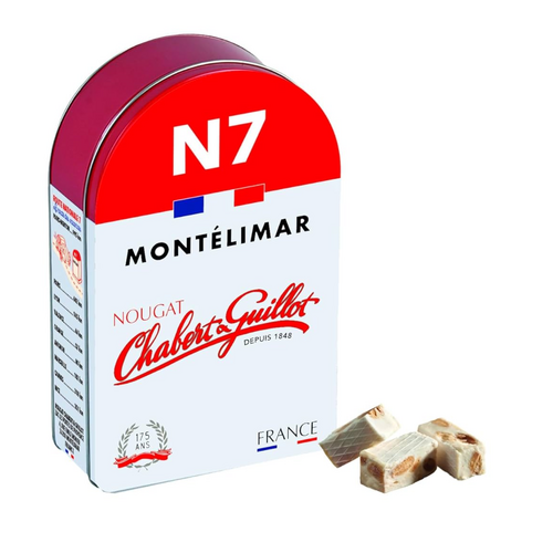 Borne métal de nougats 250 g Chabert et Guillot