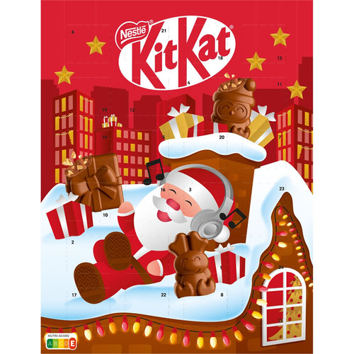 KIT KAT calendrier de l'avent 85gr , nestle