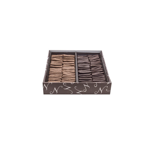 Plateau orangettes lait et noir 2 kg