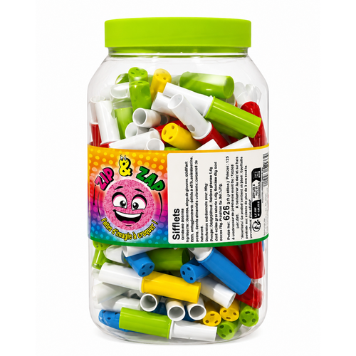 Boite de 125 sifflets bonbons