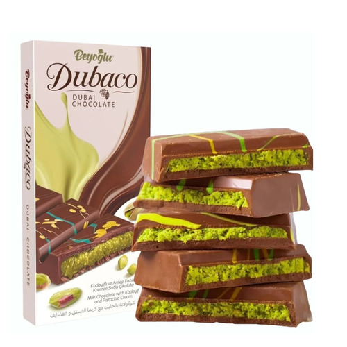 Tablettes de Dubai - Chocolat au lait pistache et knafeh 95 g