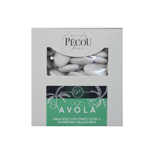 Dragées amandes Avola suprêmes blanches 1 kg Pécou