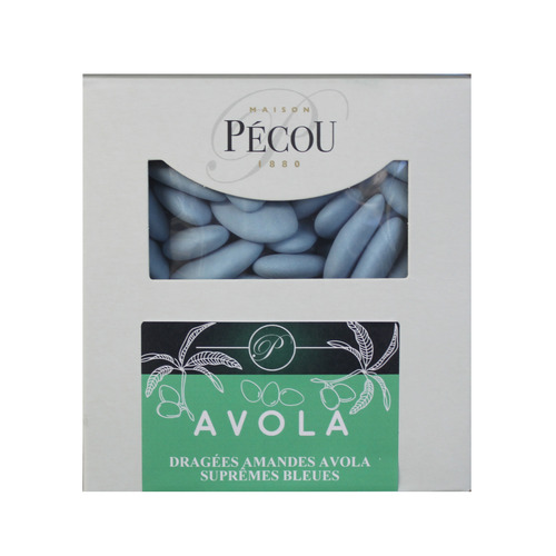 Dragées amandes Avola Suprêmes bleues 1 kg Maison Pécou