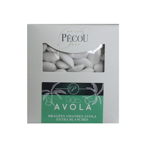 Dragées amandes Avola extra blanches 1 kg Pécou
