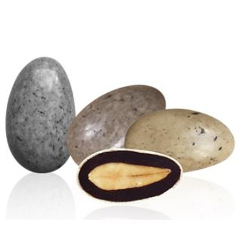 Dragées amandes chocoviennois assorties thème galets 1 kg