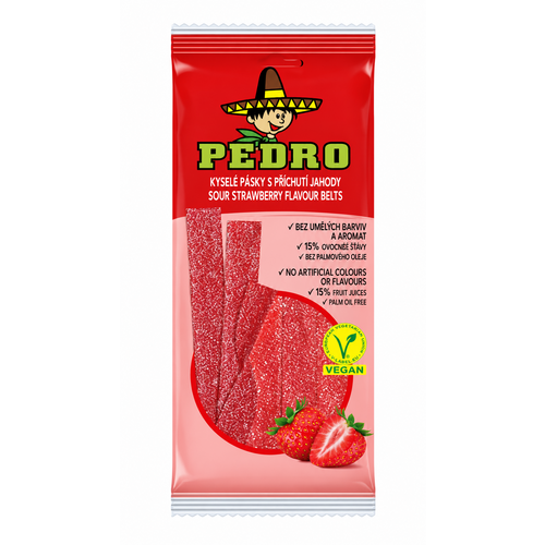 Sachet ceinture parfum fraise 20 x 80 g
