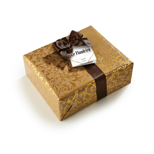 Boîte d'assortiment chocolat noir,lait & blanc Pralibel 415g