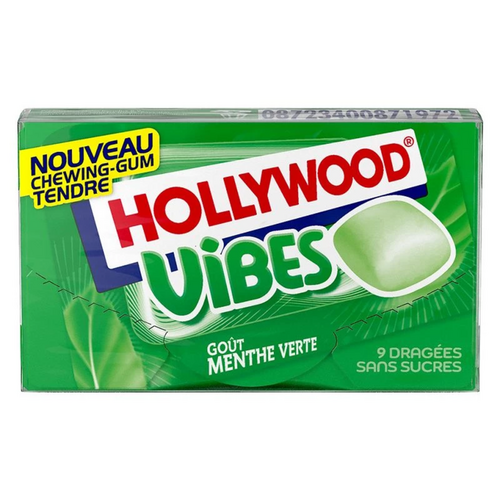 Boîte de 16 étuis Hollywood Vibes menthe verte 21 g