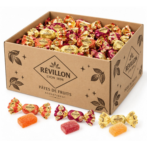 Papillotes assortiment pâte de fruits 4,6 kg