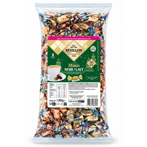 Mini papillotes Lait & Noir 70% - 1,26 kg