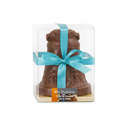 Cloche au chocolat au lait emballée 200g Rohan
