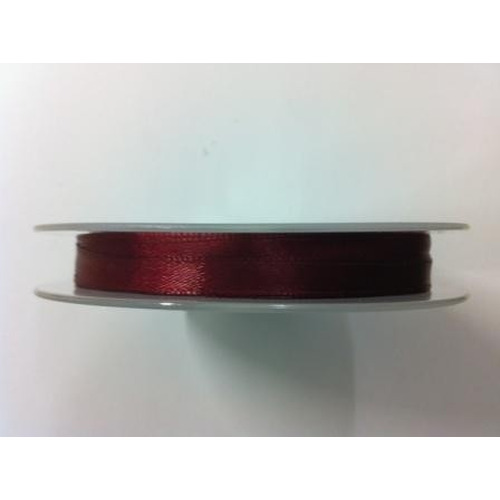 RUBAN SATIN 6MM BORDEAUX RLX 25M