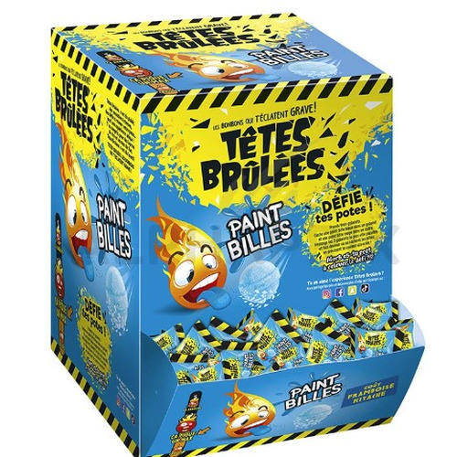 300 billes piquantes Têtes Brulées goût framboise