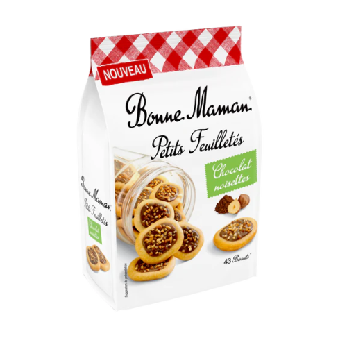 Bonne Maman Petits Feuilletés Chocolat Noisette 250g