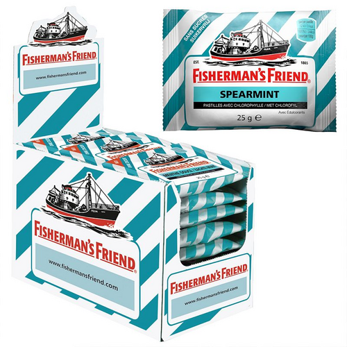 Carton de 24 sachets Fisherman's Friends Spearmint 25 g