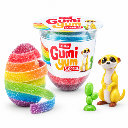 Œuf surprise GUMI YUM Les Animaux Sauvages 26 g