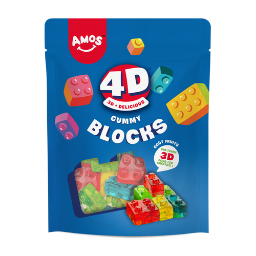 AMOS KIDS BLOCKS LEGO 4D 140GR