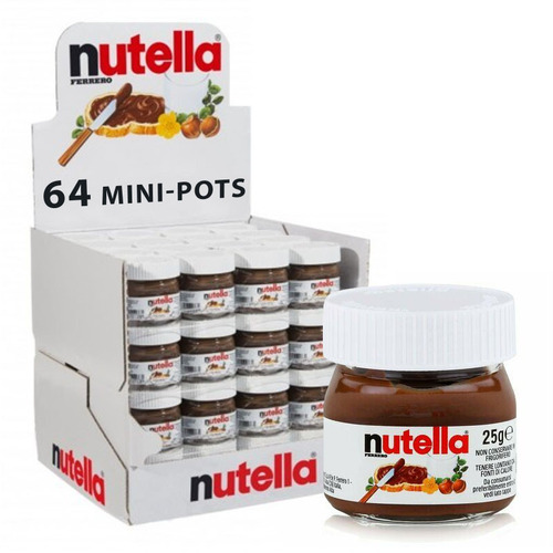 Mini pot Nutella 25 g – boîte de 64