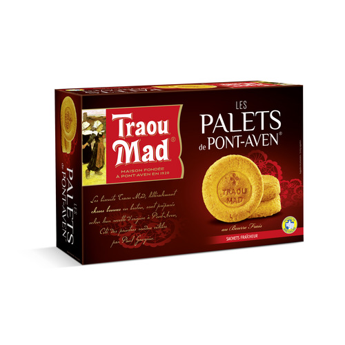 Coffret de 24 palets Pont Aven 400gr Traou Mad