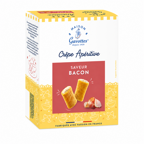 Crêpes Apéritives Saveur Bacon 110g Maison Gavottes