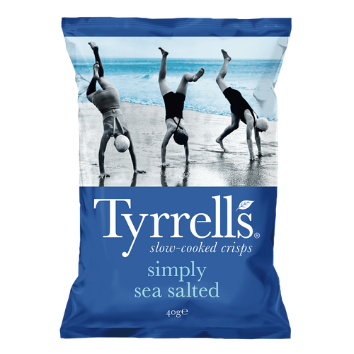 Chips légèrement salées au sel de mer Tyrrells 40 g