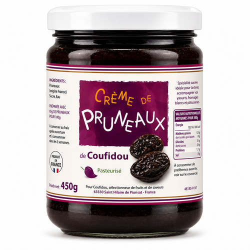 Crème de pruneau Coufidou 450 g